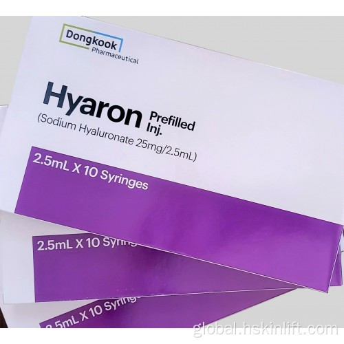 Hyaluronic Acid Cheeks Forehead Wrinkles HYARON for the skin gains elasticity Manufactory